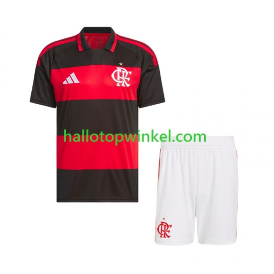CR Flamengo Voetbalshirt Kleuters/Kids Thuis Tenue 2026-2027 Korte Mouw