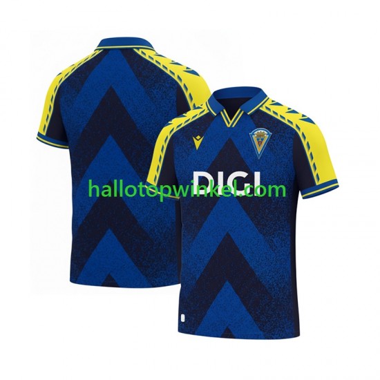 Cádiz CF Voetbalshirt Retro Heren Thuis Tenue 2025-2026 Korte Mouw