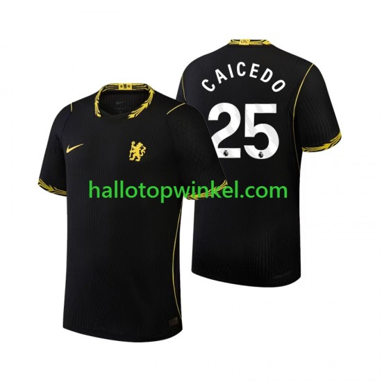 Chelsea Voetbalshirt Moises Caicedo 25 Heren Uit Tenue 2026-2027 Korte Mouw