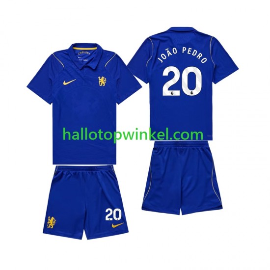 Voetbalshirt Chlesea Joao Pedro 20 Kleuters/Kids Thuis Tenue 2026-2027 Korte Mouw