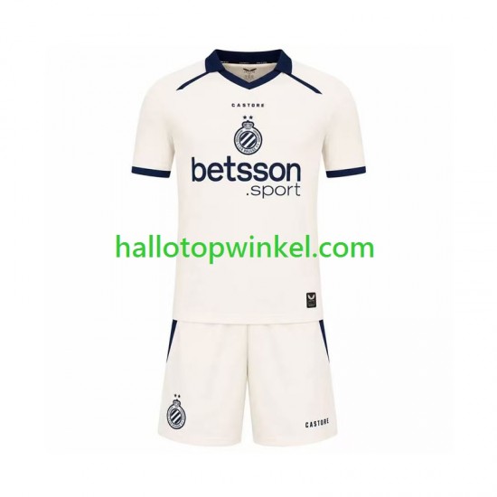 Club Brugge Voetbalshirt Kleuters/Kids Uit Tenue 2026-2027 Korte Mouw