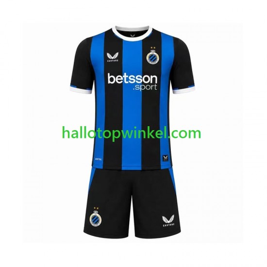 Club Brugge Voetbalshirt Kleuters/Kids Thuis Tenue 2026-2027 Korte Mouw