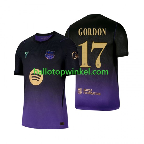 FC Barcelona Voetbalshirt Anthony Gordon 17 Heren Uit Tenue 2026-2027 Korte Mouw