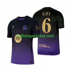 FC Barcelona Voetbalshirt Gavi 6 Heren Uit Tenue 2026-2027 Korte Mouw