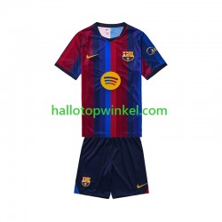 FC Barcelona Voetbalshirt Kleuters/Kids Thuis Tenue 2026-2027 Korte Mouw