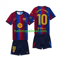 FC Barcelona Voetbalshirt Lamine Yamal 10 Kleuters/Kids Thuis Tenue 2026-2027 Korte Mouw