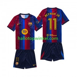 FC Barcelona Voetbalshirt Neymar JR 11 Kleuters/Kids Thuis Tenue 2026-2027 Korte Mouw