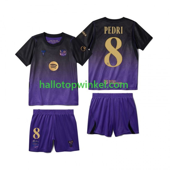 FC Barcelona Voetbalshirt Pedri 8 Kleuters/Kids Uit Tenue 2026-2027 Korte Mouw