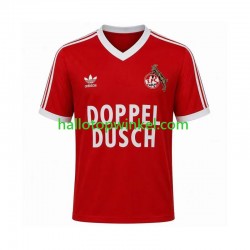 FC Köln Voetbalshirt 1984 1985 Retro Heren Uit Tenue Korte Mouw