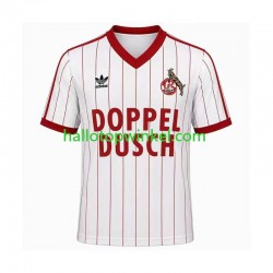 FC Köln Voetbalshirt 1982 1983 Retro Heren Thuis Tenue Korte Mouw