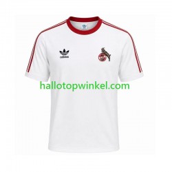 FC Köln Voetbalshirt 1986 1987 Retro Heren Thuis Tenue Korte Mouw