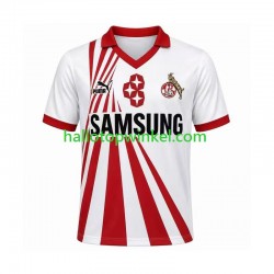 FC Köln Voetbalshirt 1990 1991 Retro Heren Thuis Tenue Korte Mouw