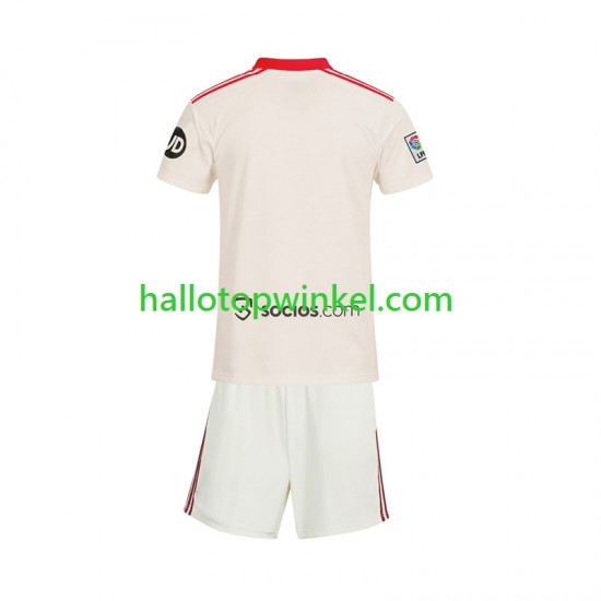 Sevilla FC Voetbalshirt Retro Kleuters/Kids Thuis Tenue 2025-2026 Korte Mouw