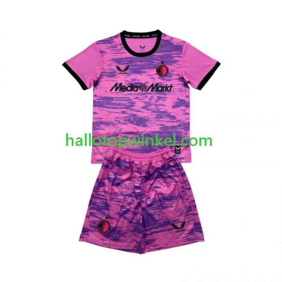 Feyenoord Rotterdam Voetbalshirt Doelman Kleuters/Kids Derde Tenue 2026-2027 Korte Mouw