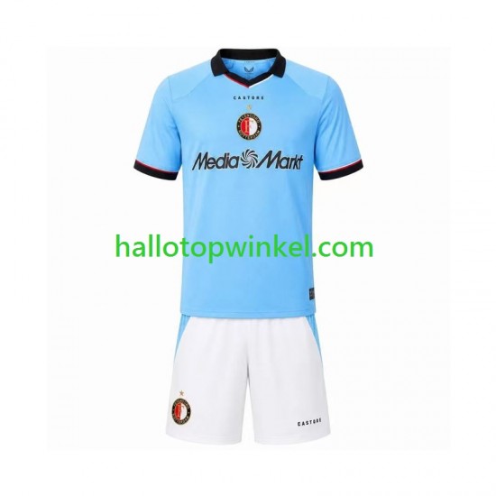 Feyenoord Rotterdam Voetbalshirt Kleuters/Kids Uit Tenue 2026-2027 Korte Mouw