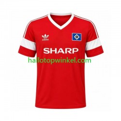 Hamburger SV Voetbalshirt 1988 Retro Heren Uit Tenue Korte Mouw