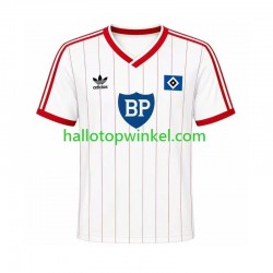 Hamburger SV Voetbalshirt 1984 Retro Heren Thuis Tenue Korte Mouw