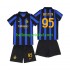 Inter Milan Voetbalshirt Alessandro Bastoni 95 Kleuters/Kids Thuis Tenue 2026-2027 Korte Mouw