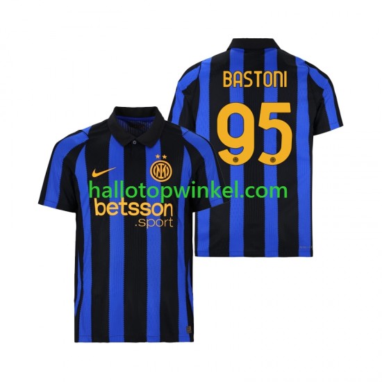 Inter Milan Voetbalshirt Alessandro Bastoni 95 Heren Thuis Tenue 2026-2027 Korte Mouw