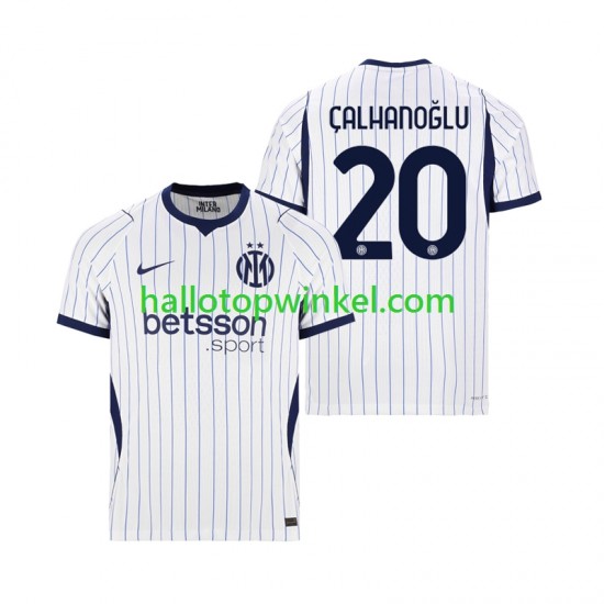 Inter Milan Voetbalshirt Hakan Calhanoglu 20 Heren Uit Tenue 2026-2027 Korte Mouw