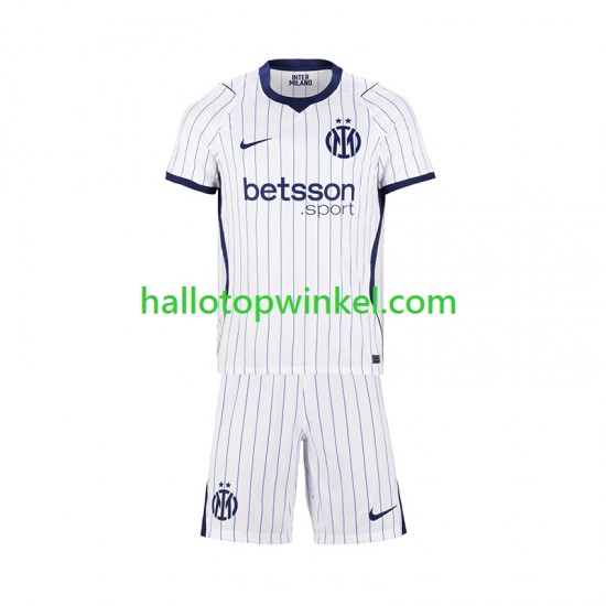 Inter Milan Voetbalshirt Kleuters/Kids Uit Tenue 2026-2027 Korte Mouw