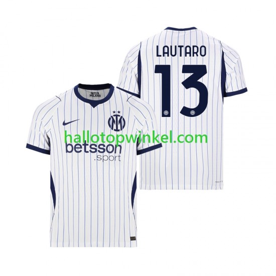 Inter Milan Voetbalshirt Lautaro Martinez 13 Heren Uit Tenue 2026-2027 Korte Mouw