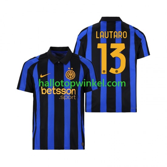 Inter Milan Voetbalshirt Lautaro Martinez 13 Heren Thuis Tenue 2026-2027 Korte Mouw