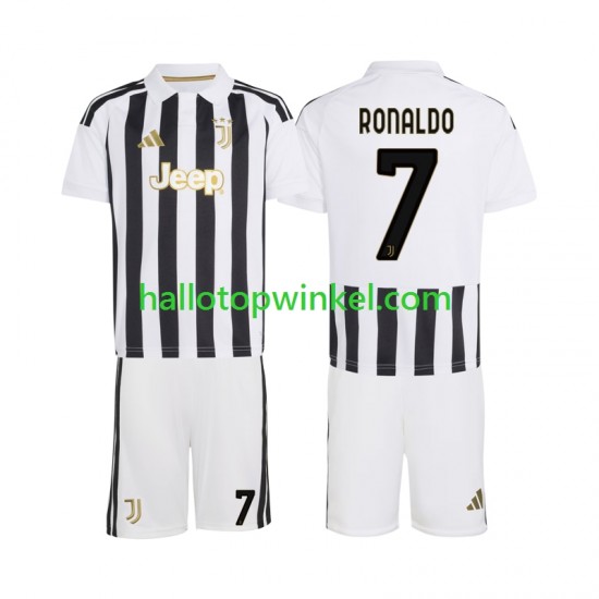 Juventus Voetbalshirt Cristiano Ronaldo 7 Kleuters/Kids Thuis Tenue 2026-2027 Korte Mouw