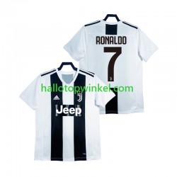 Juventus Voetbalshirt Cristiano Ronaldo 2018 2019 Retro Heren Thuis Tenue Korte Mouw