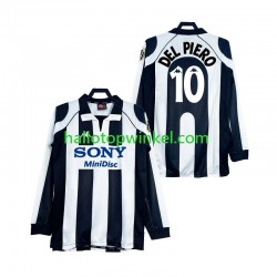 Juventus Voetbalshirt DEL PIERO 10 1997 1998 Retro Heren Thuis Tenue Lange Mouw