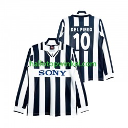 Juventus Voetbalshirt DEL PIERO 10 1997 Retro Heren Thuis Tenue Lange Mouw