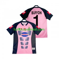 Juventus Voetbalshirt Buffon 1 Doelman Retro Heren Uit Tenue 2002-2003 Korte Mouw