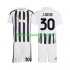 Juventus Voetbalshirt Jonathan David 30 Kleuters/Kids Thuis Tenue 2026-2027 Korte Mouw