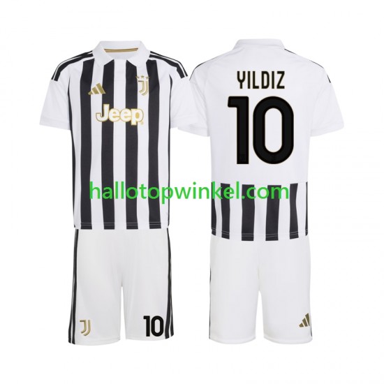 Juventus Voetbalshirt Kenan Yildiz 10 Kleuters/Kids Thuis Tenue 2026-2027 Korte Mouw
