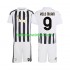 Juventus Voetbalshirt Randal Kolo Muani 9 Kleuters/Kids Thuis Tenue 2026-2027 Korte Mouw