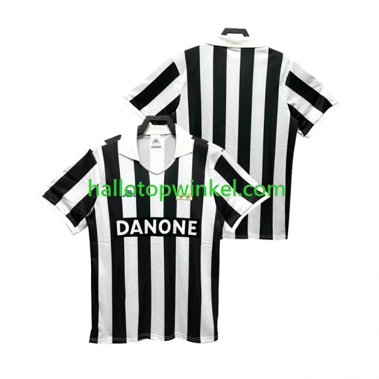 Juventus Voetbalshirt 1992 Retro Heren Thuis Tenue 1994 Korte Mouw