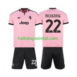 Juventus Voetbalshirt Weston McKennie 22 Kleuters/Kids Uit Tenue 2026-2027 Korte Mouw