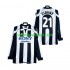 Juventus Voetbalshirt ZIDANE 21 1997 1998 Retro Heren Thuis Tenue Lange Mouw
