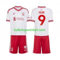 Liverpool Voetbalshirt Alexander Isak 9 Kleuters/Kids Uit Tenue 2026-2027 Korte Mouw