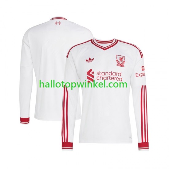 Liverpool Voetbalshirt Heren Uit Tenue 2026-2027 Lange Mouw