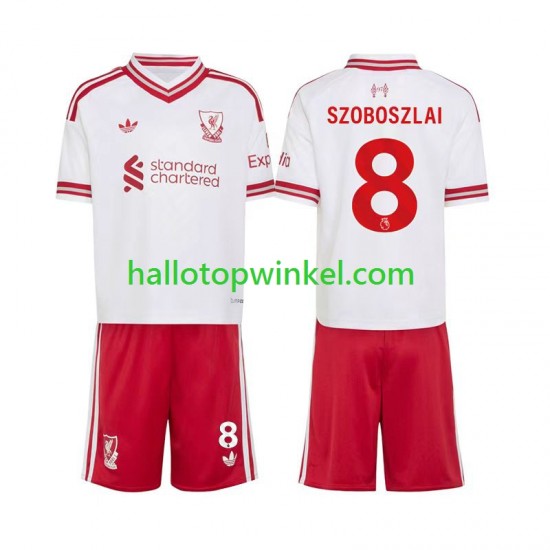 Liverpool Voetbalshirt Dominik Szoboszlai 8 Kleuters/Kids Uit Tenue 2026-2027 Korte Mouw