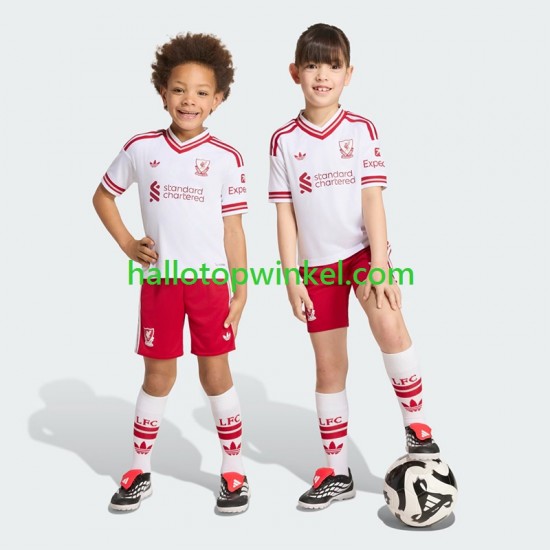Liverpool Voetbalshirt Kleuters/Kids Uit Tenue 2026-2027 Korte Mouw