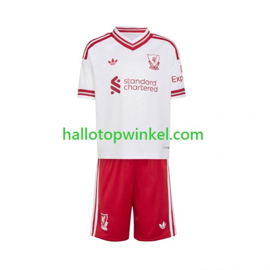 Liverpool Voetbalshirt Kleuters/Kids Uit Tenue 2026-2027 Korte Mouw