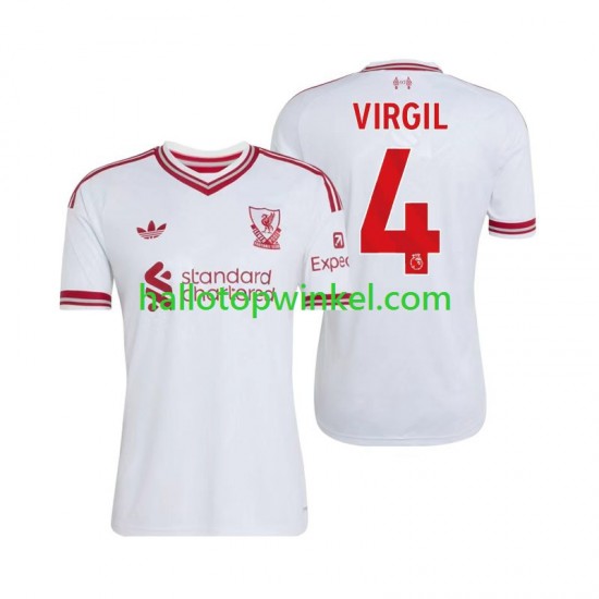 Liverpool Voetbalshirt Virgil van Dijk 4 Heren Uit Tenue 2026-2027 Korte Mouw