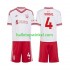 Liverpool Voetbalshirt Virgil van Dijk 4 Kleuters/Kids Uit Tenue 2026-2027 Korte Mouw
