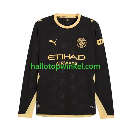 Manchester City Voetbalshirt Heren Uit Tenue 2026-2027 Lange Mouw