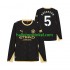 Manchester City Voetbalshirt Elliot Anderson 5 Heren Uit Tenue 2026-2027 Lange Mouw
