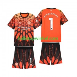 Manchester City Voetbalshirt Gianluigi Donnarumma 1 Doelman Kleuters/Kids Derde Tenue 2026-2027 Korte Mouw