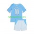 Manchester City Voetbalshirt Jeremy Doku 11 Kleuters/Kids Thuis Tenue 2026-2027 Korte Mouw