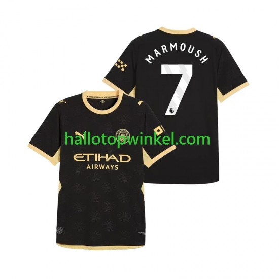 Manchester City Voetbalshirt Omar Marmoush 7 Heren Uit Tenue 2026-2027 Korte Mouw